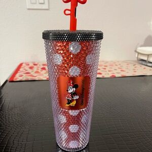 Minnie Mouse Starbucks Tumbler. Magic Kingdom exclusive! NWT (2 available)